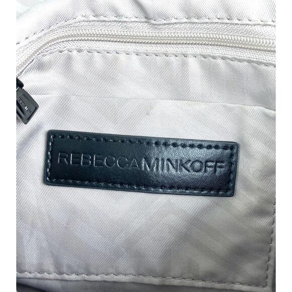 Rebecca Minkoff 10 x 11 x 4 Leather Crossbody Purse Saddle Bag Large Tan Boho - Picture 10 of 16